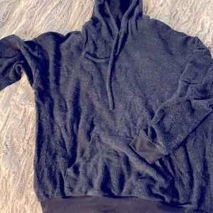 Soft serve clothing hoodie, charcoal, size XXL